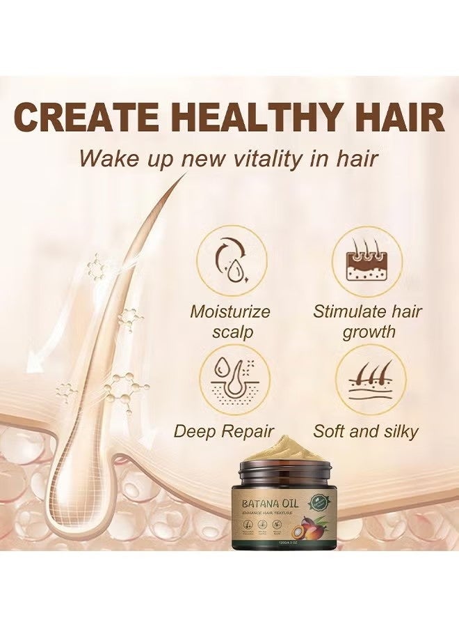 زيت شعر باتانا - زيت طبيعي لنمو الشعر وبلسم للشعر التالف - Image 5